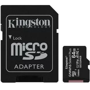 Kingston 64GB UHS-I + SD adapter 
