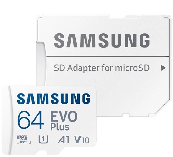 Samsung 64GB class 10 + Adapter EVO PLUS MB-MC64KA 
