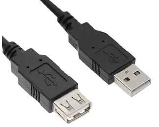 E-GREEN USB A - USB A M/F 