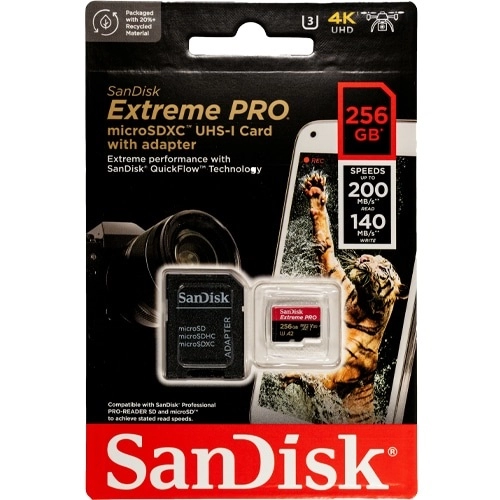 SanDisk 256GB Extreme PRO SDSQXCD-256G-GN6MA 